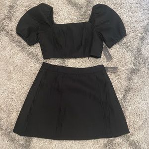 Nwt black matching set